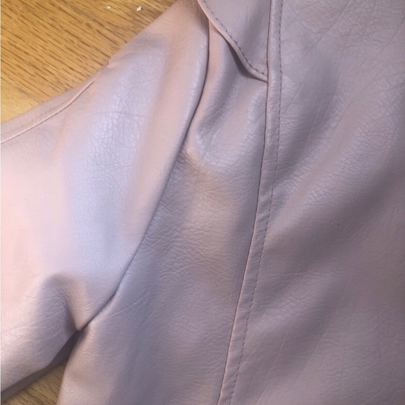 Urban Republic Faux Leather Ruffle Jacket Size 14 - Picture 7 of 8